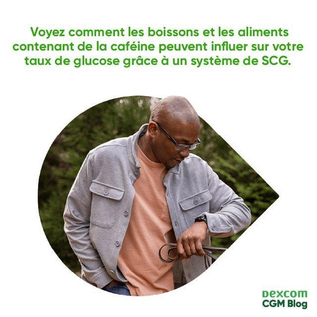 Découvrez comment les boissons et les aliments contenant de la caféine peuvent influer sur votre glycémie grâce à un système de surveillance continue de la glycémie (CGM)